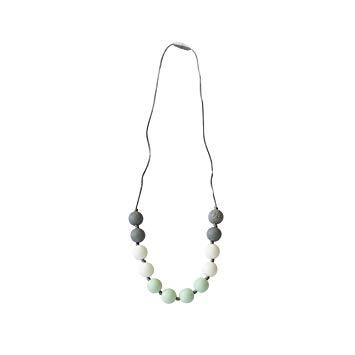 Itzy Ritzy Teether Necklace - Mint